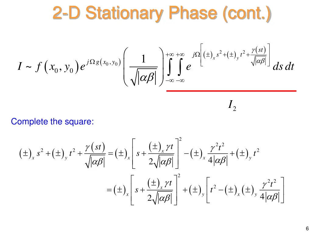 2 d stationary phase cont 3
