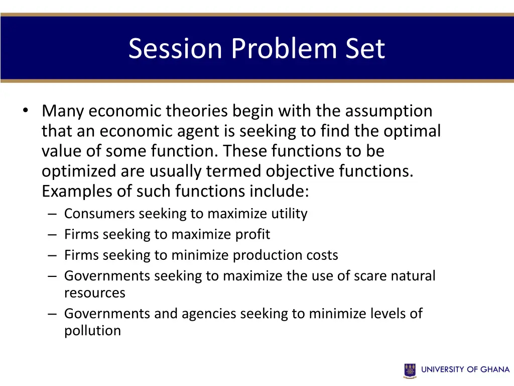 session problem set
