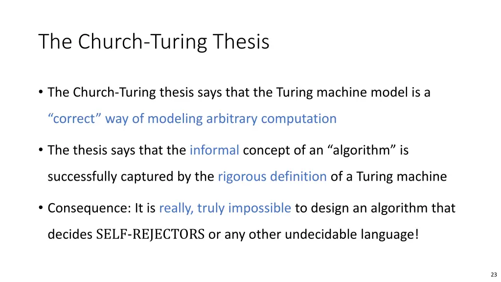 the church turing thesis 1