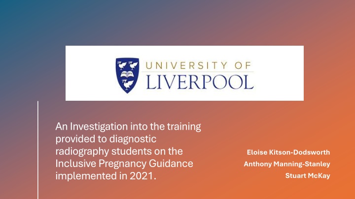 an investigation into the training provided
