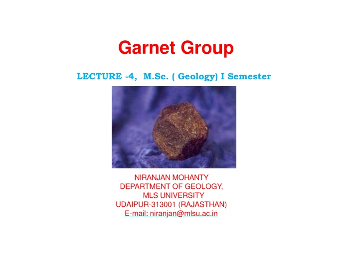 garnet group