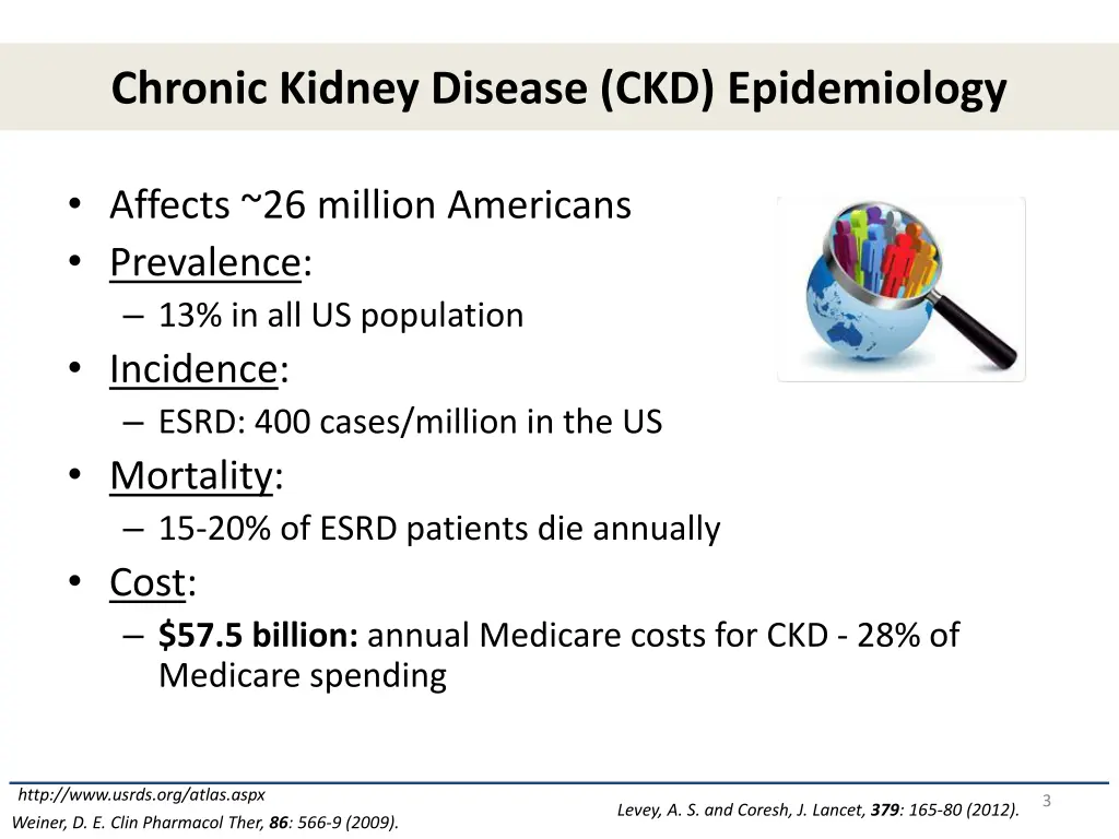 chronic kidney disease ckd epidemiology