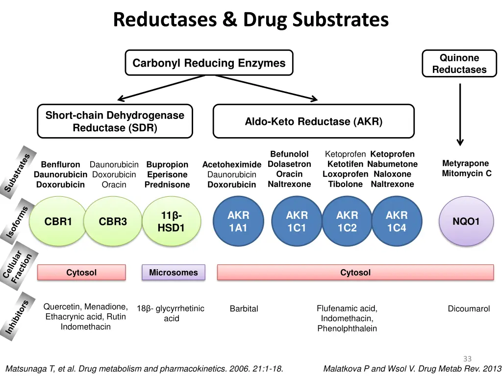 reductases drug substrates