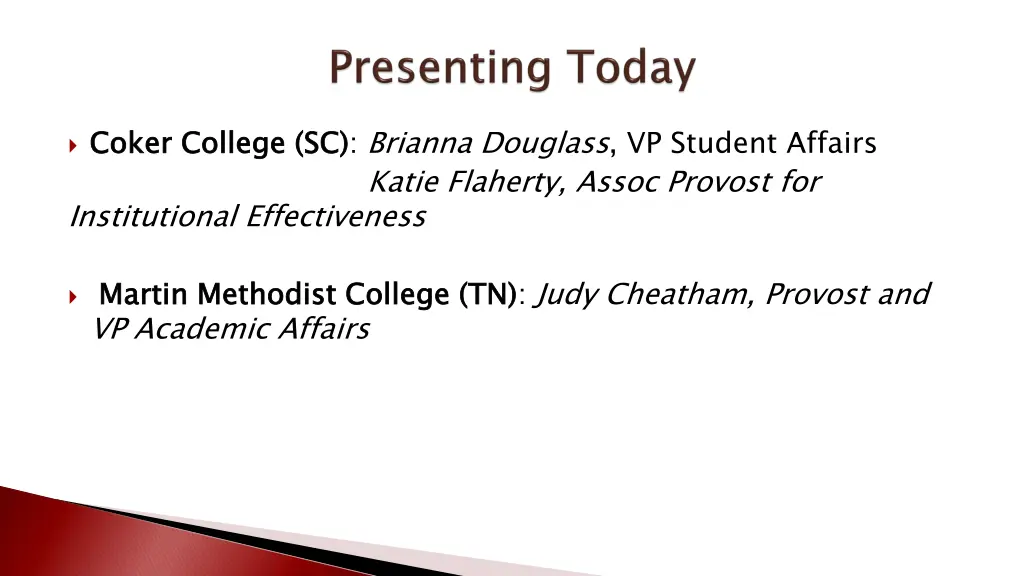 coker college sc katie flaherty assoc provost