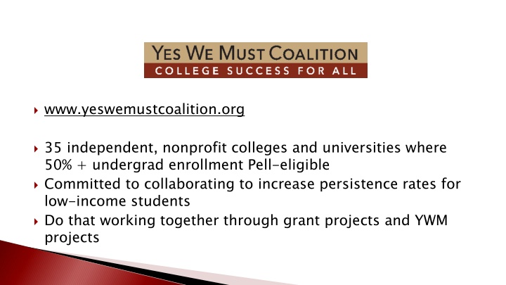 www yeswemustcoalition org