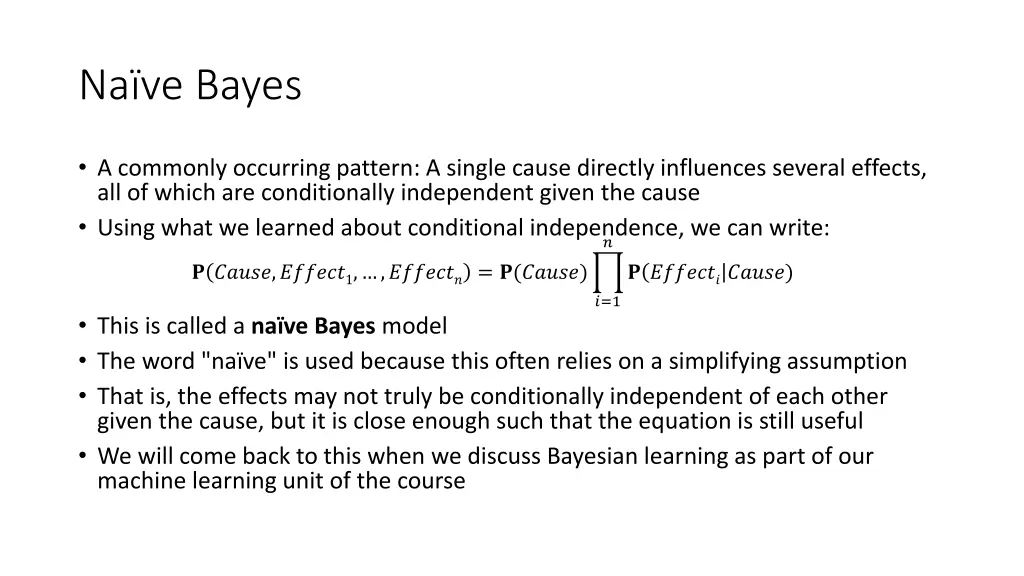 na ve bayes