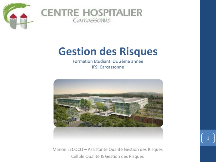 gestion des risques formation etudiant