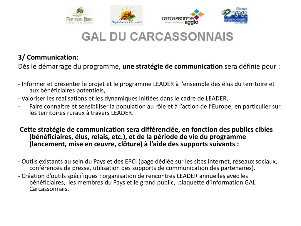 3 communication d s le d marrage du programme