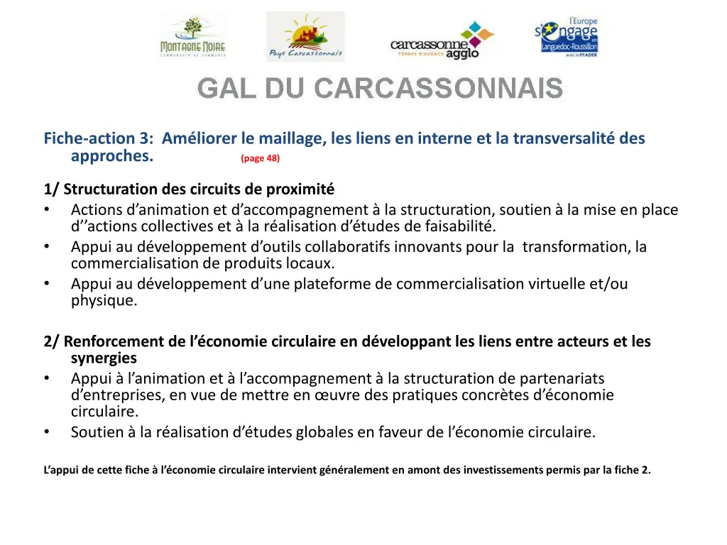 fiche action 3 am liorer le maillage les liens
