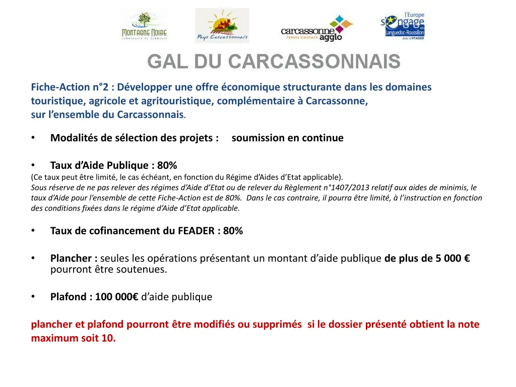 fiche action n 2 d velopper une offre conomique