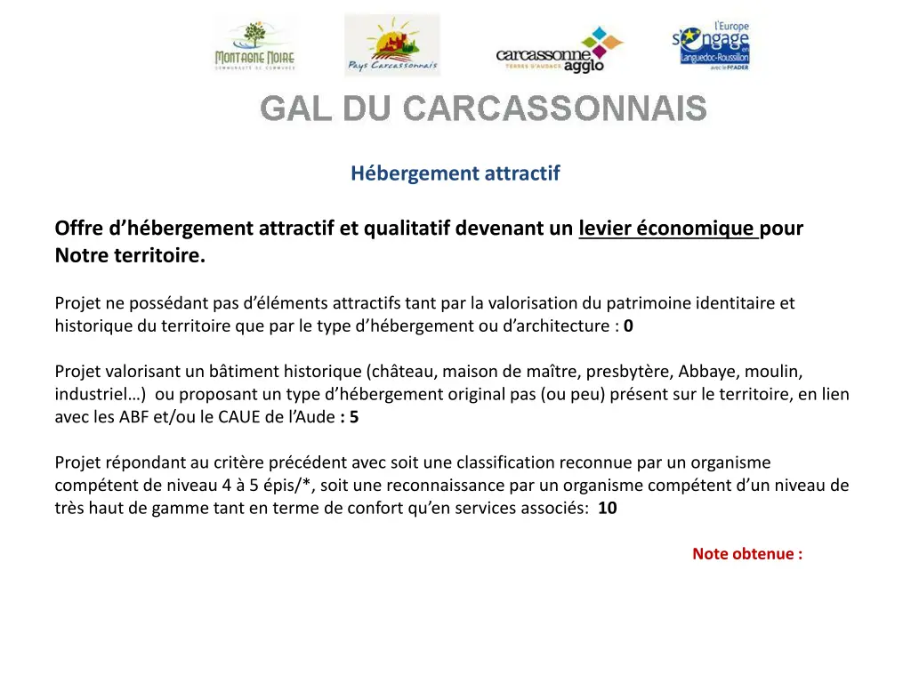 h bergement attractif