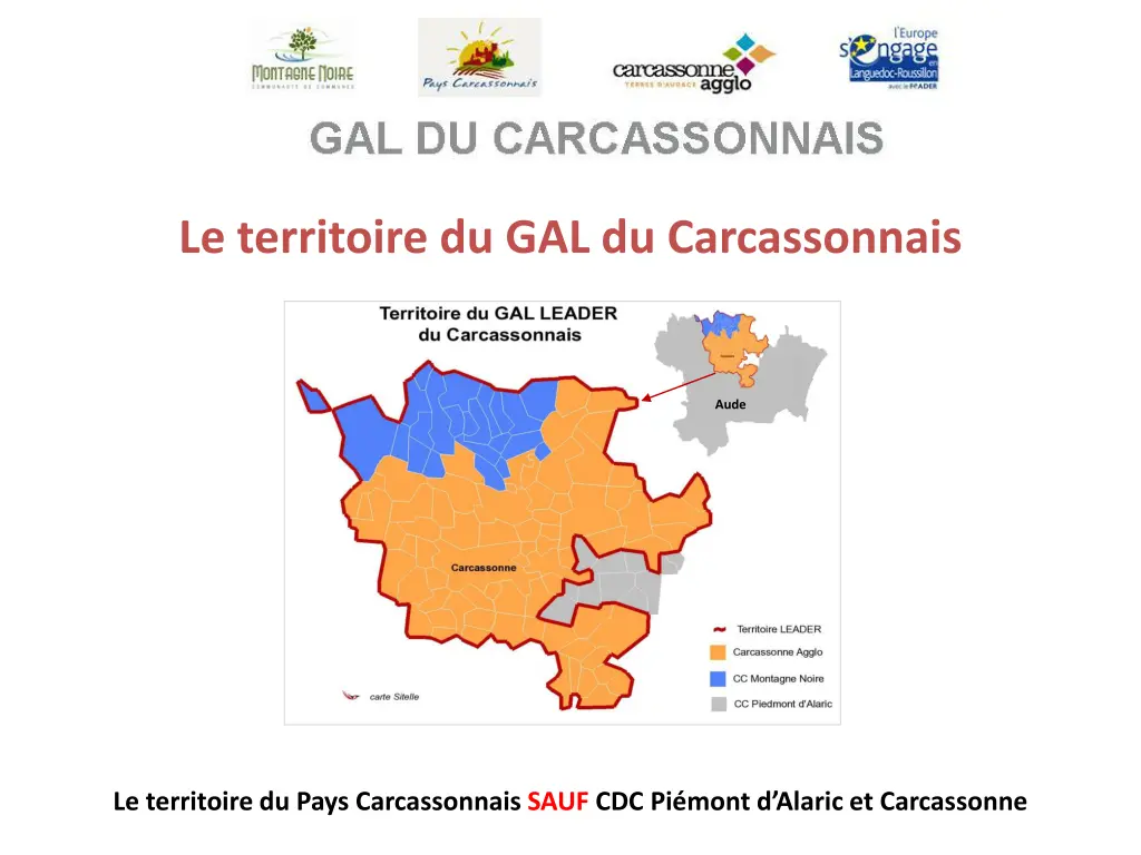 le territoire du gal du carcassonnais