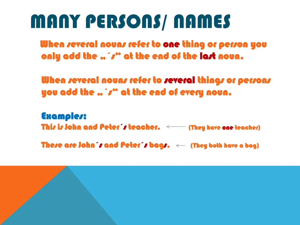 many persons names