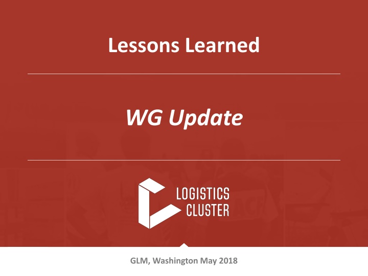 lessons learned