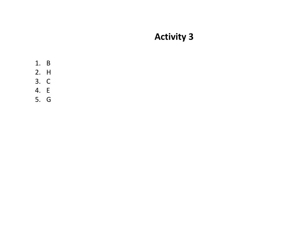 memo activity 3