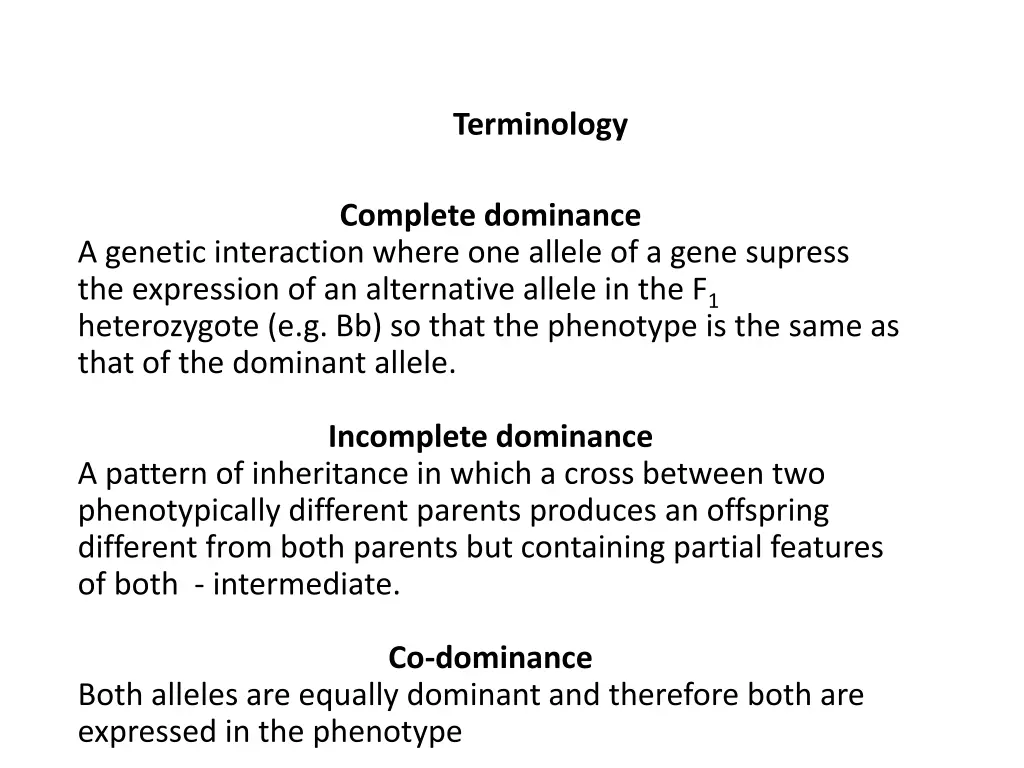 terminology 1