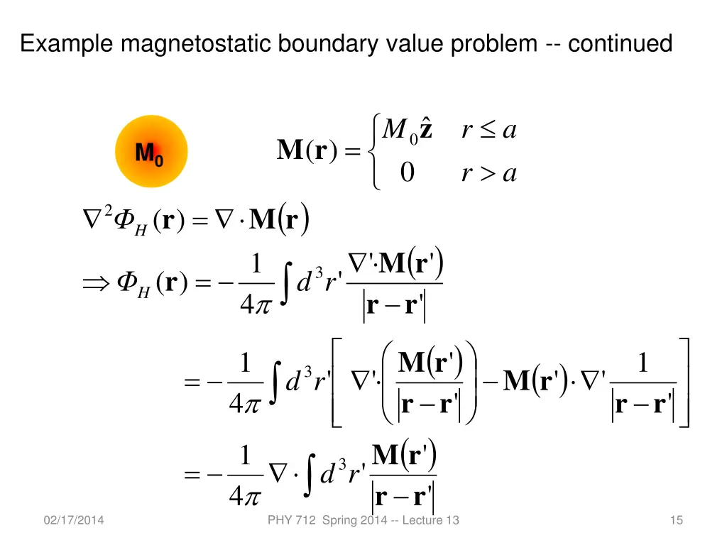 example magnetostatic boundary value problem 1