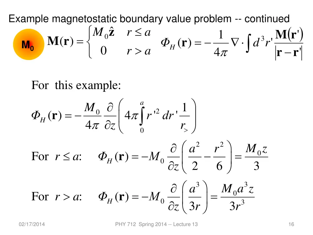example magnetostatic boundary value problem 2