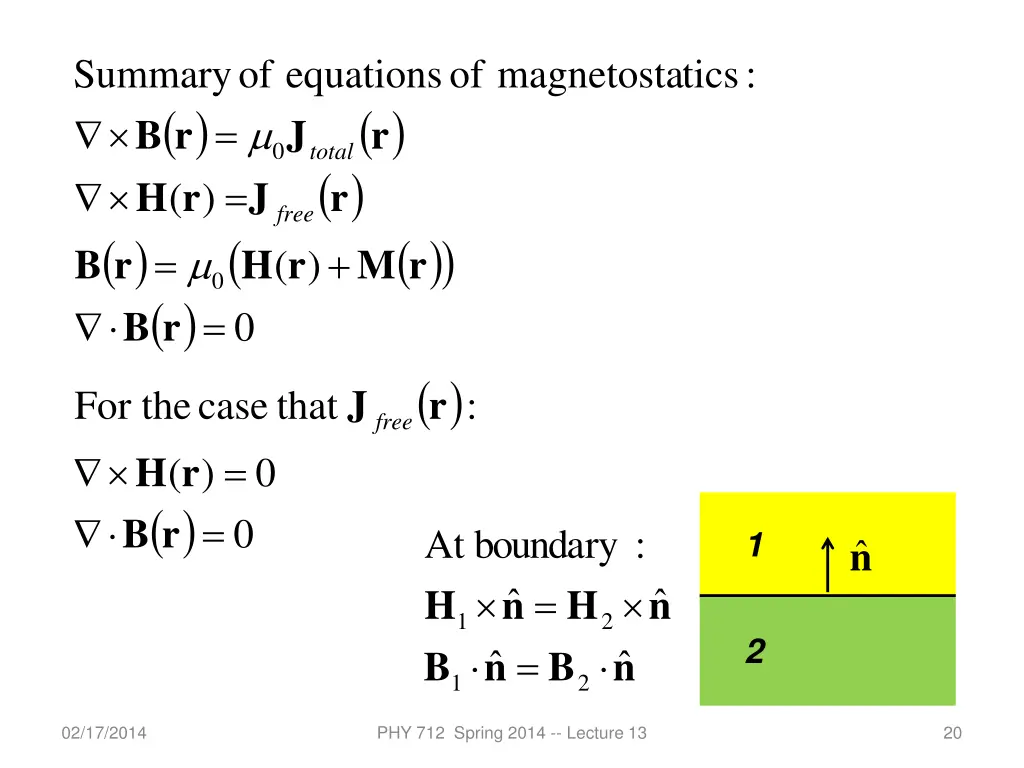 summary h 1