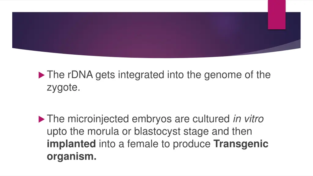 the rdna gets integrated into the genome
