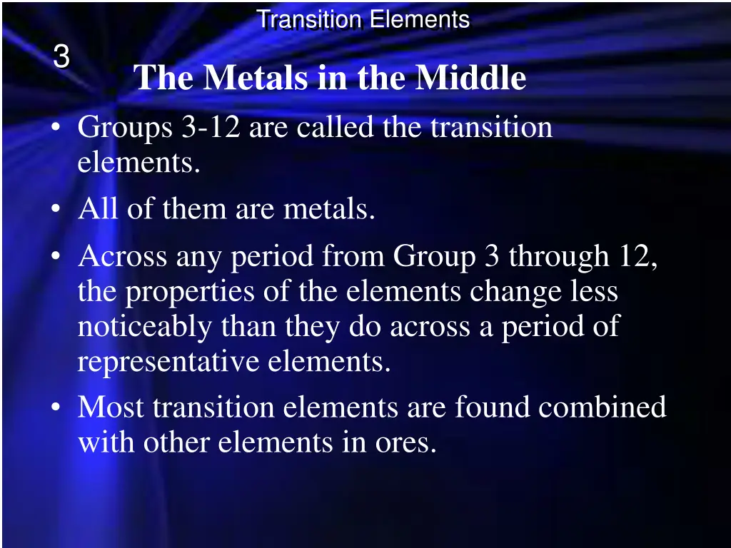 transition elements