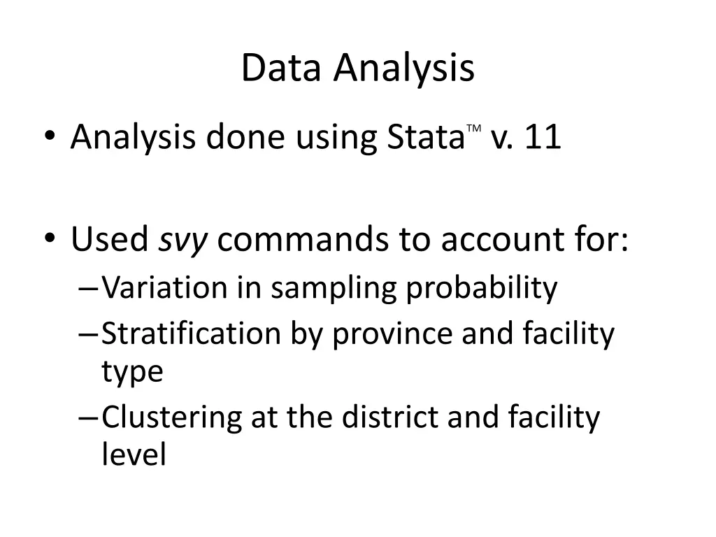 data analysis