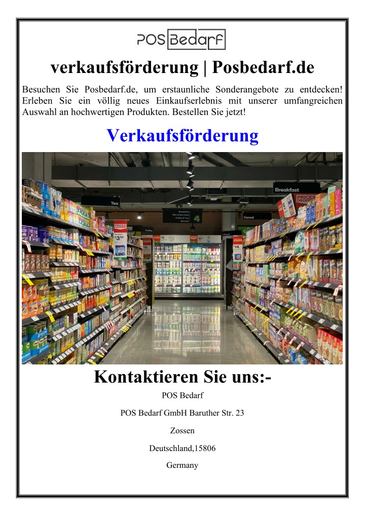 verkaufsf rderung posbedarf de
