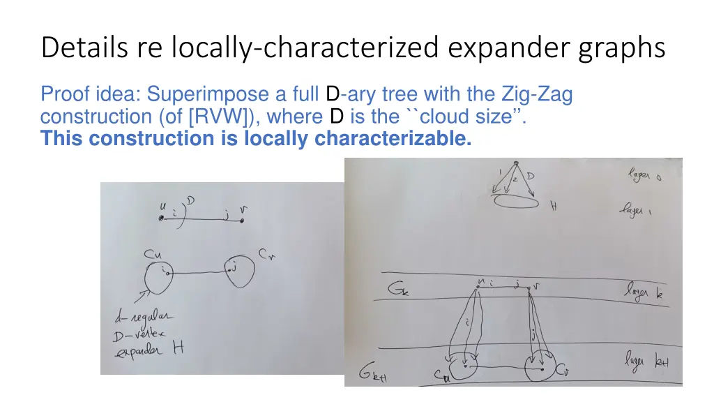details re locally characterized expander graphs