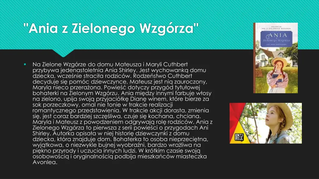 ania z zielonego wzg rza 1