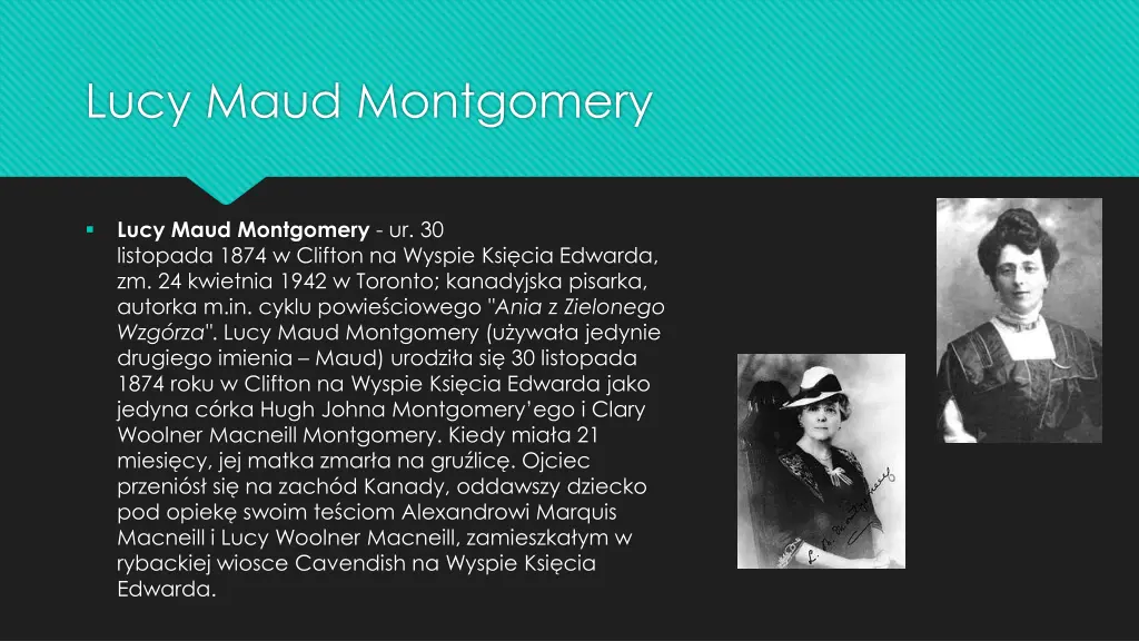 lucy maud montgomery