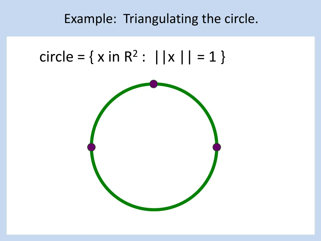 example triangulating the circle 4