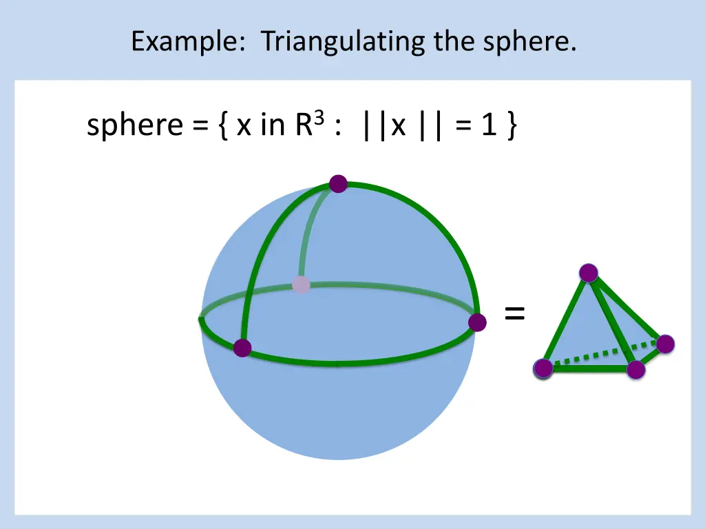 example triangulating the sphere 5