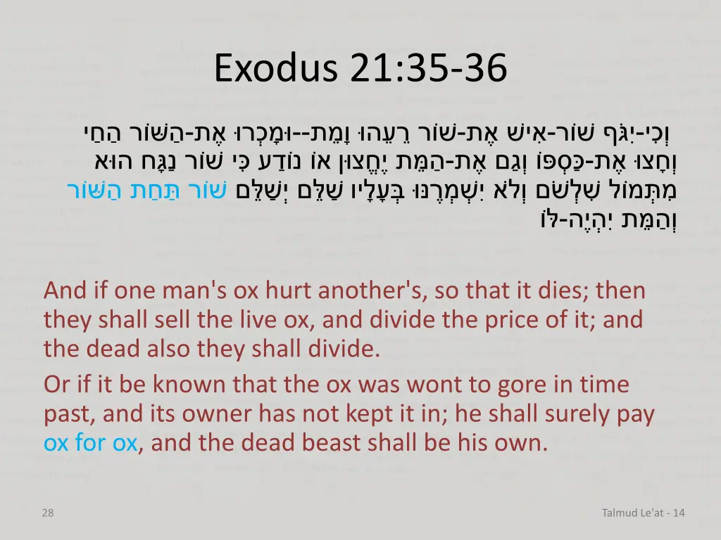 exodus 21 35 36