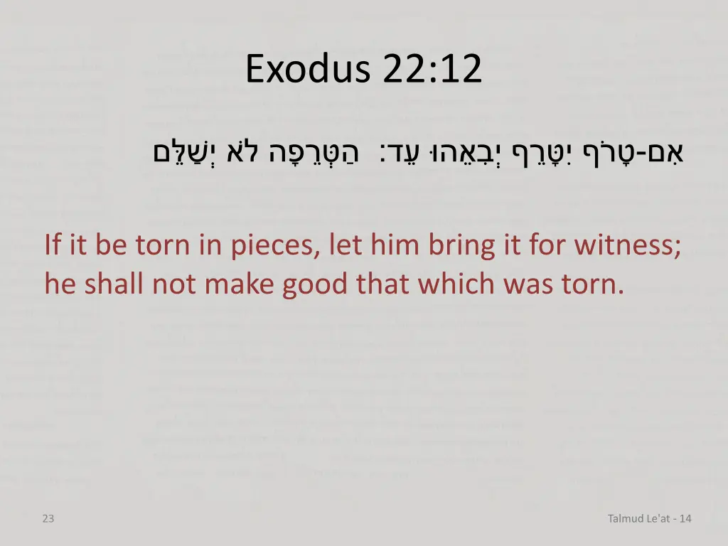 exodus 22 12