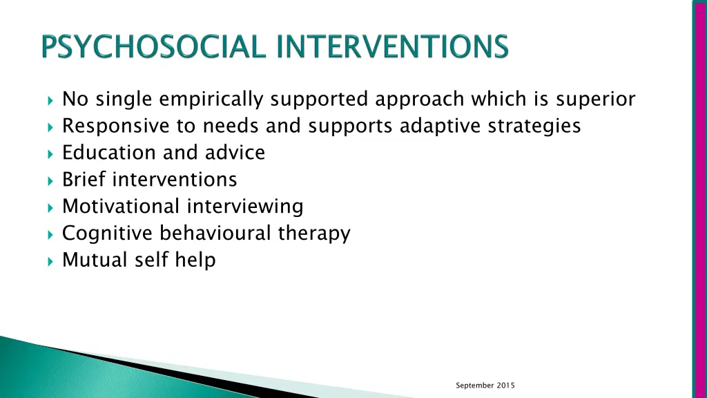 no single empirically supported approach which