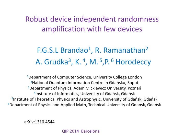 robust device independent randomness
