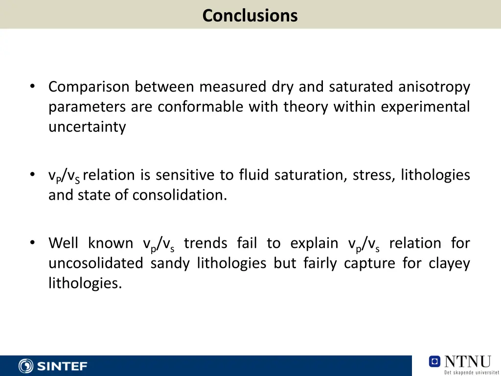conclusions