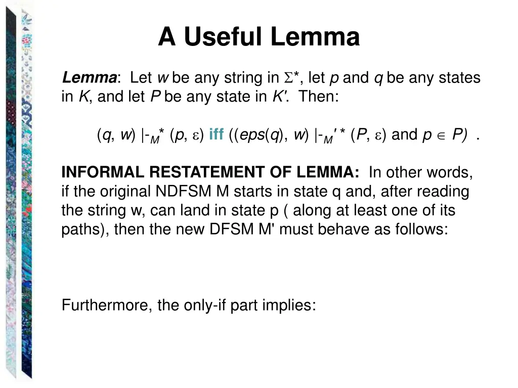 a useful lemma