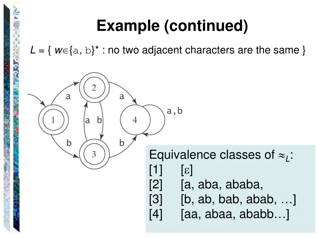 example continued
