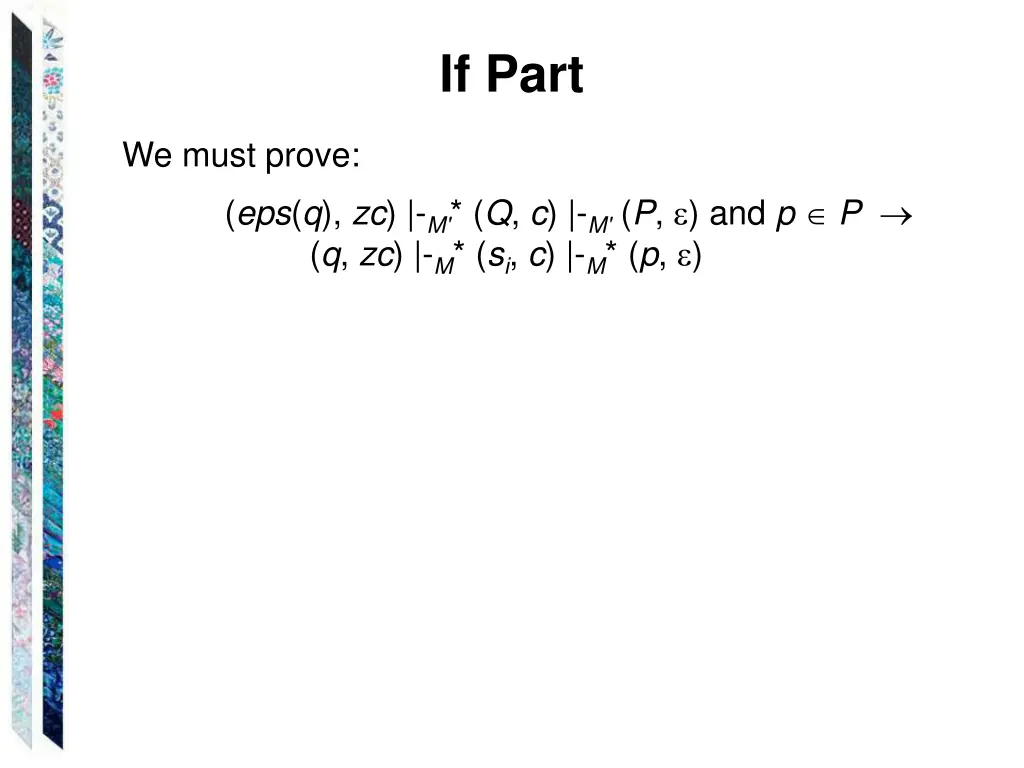 if part