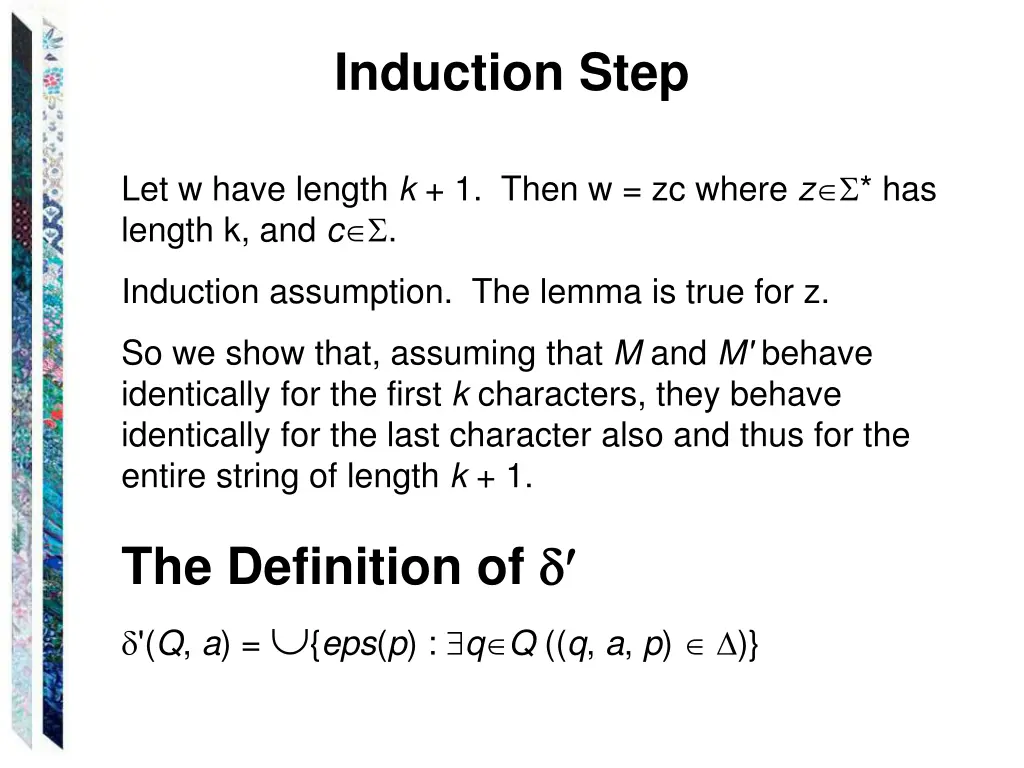 induction step