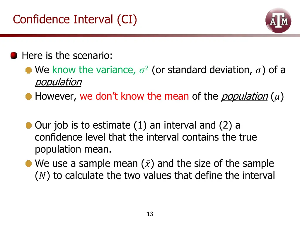 confidence interval ci
