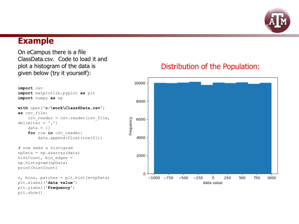 example on ecampus there is a file classdata