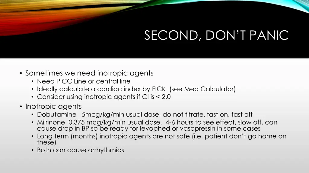 second don t panic