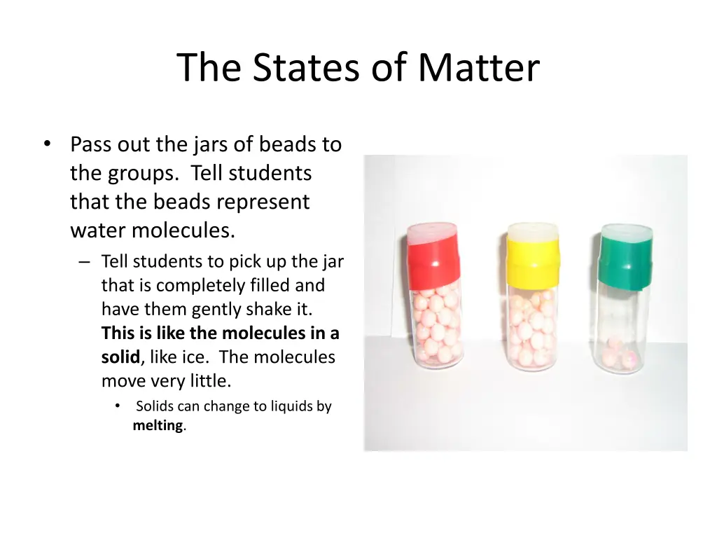 the states of matter 1