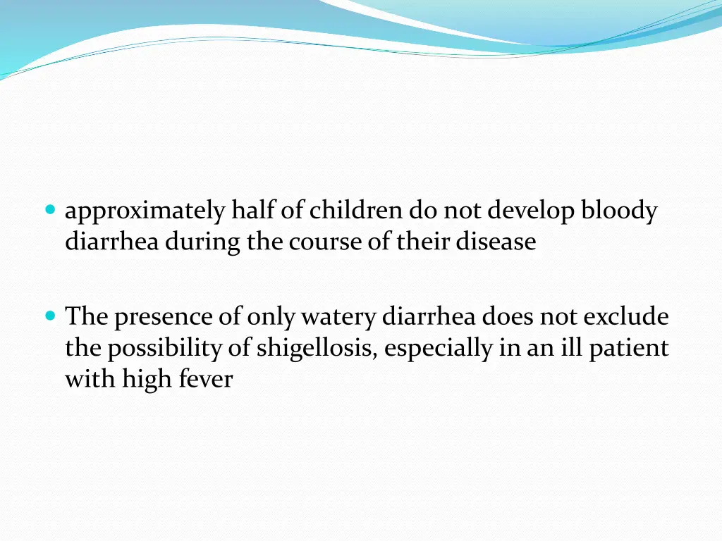 approximately half of children do not develop