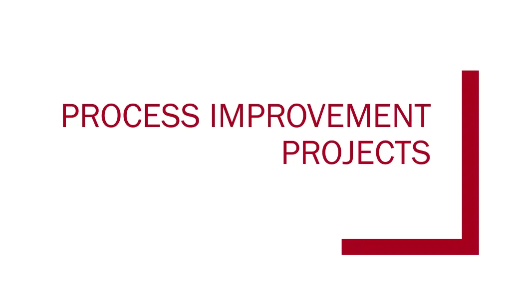 process improvement