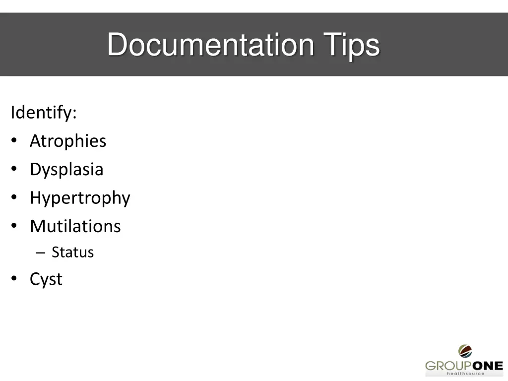 documentation tips 1