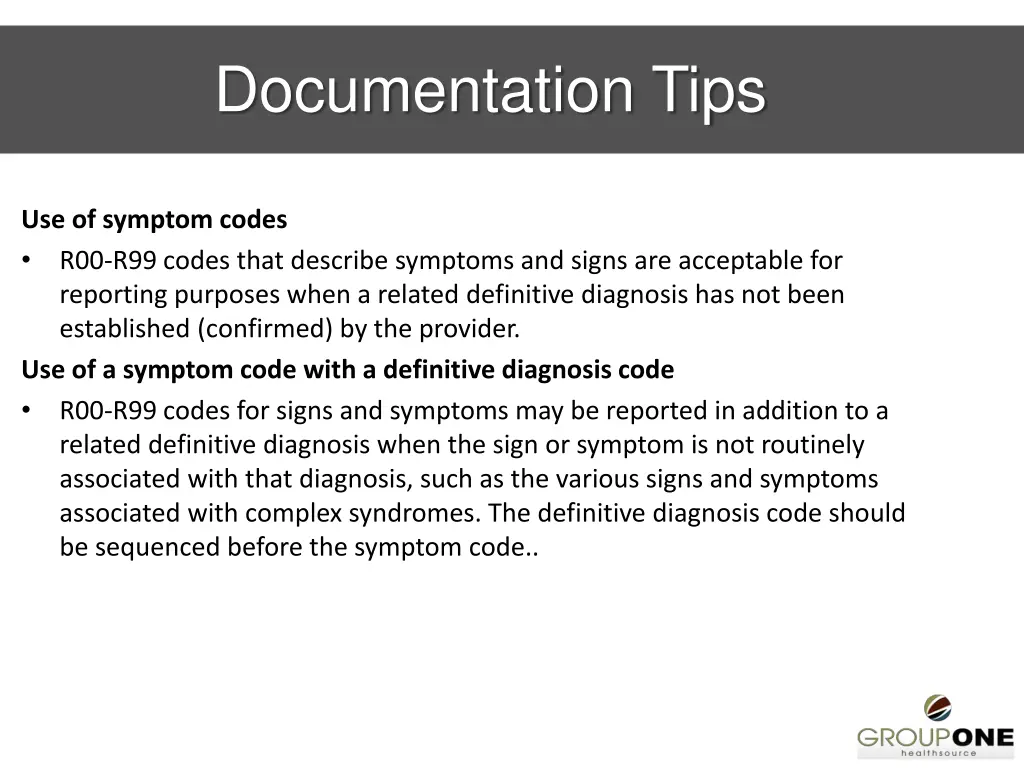 documentation tips 2