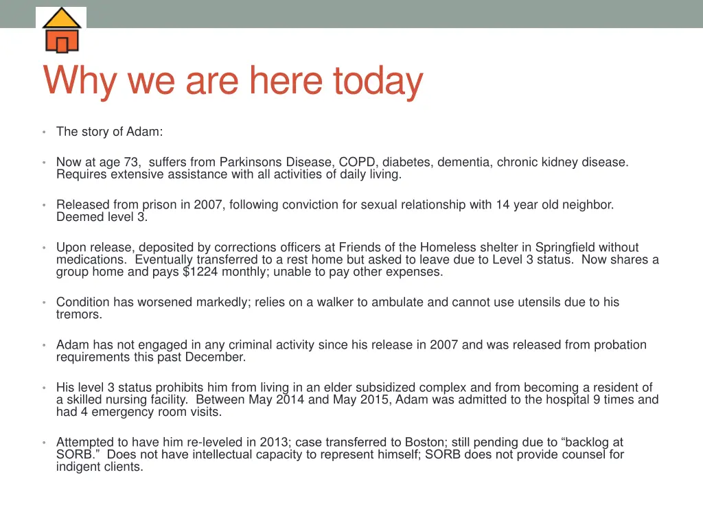 why we are here today 1